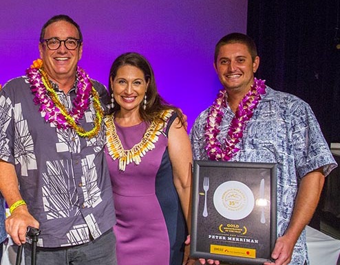 Feature image forPeter Merriman named Restaurateur of the Year during the 35th annual Hale 'Aina Awards